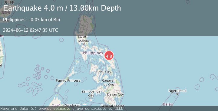 Map of SAMAR, PHILIPPINES