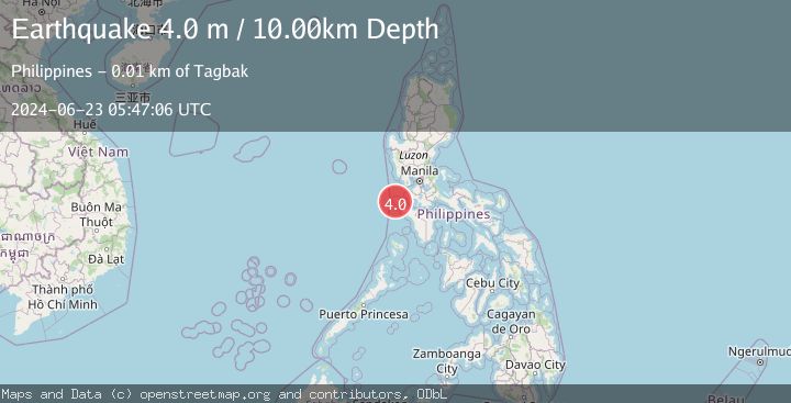Map of MINDORO, PHILIPPINES