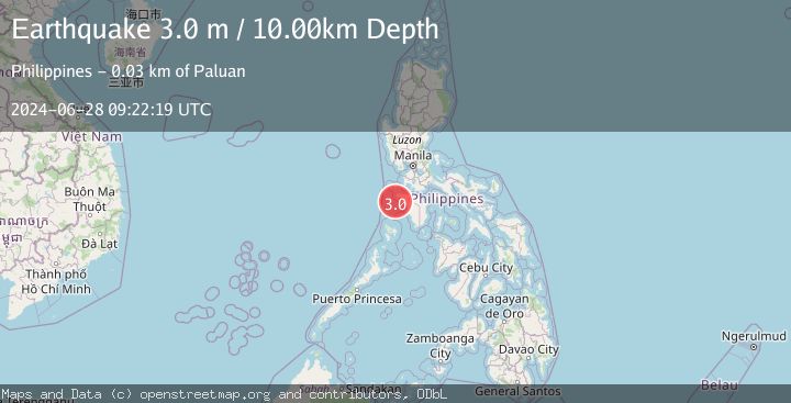 Map of MINDORO, PHILIPPINES