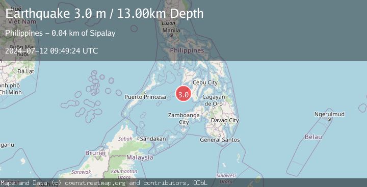 Map of NEGROS, PHILIPPINES