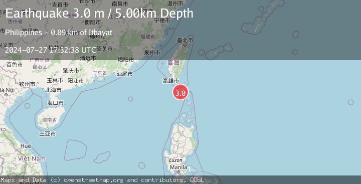 Map of TAIWAN REGION