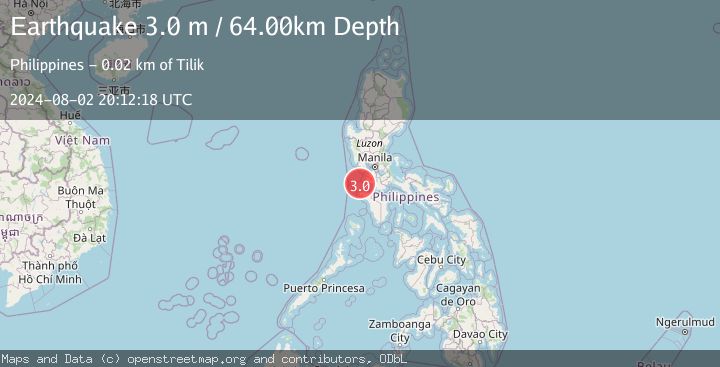 Map of MINDORO, PHILIPPINES