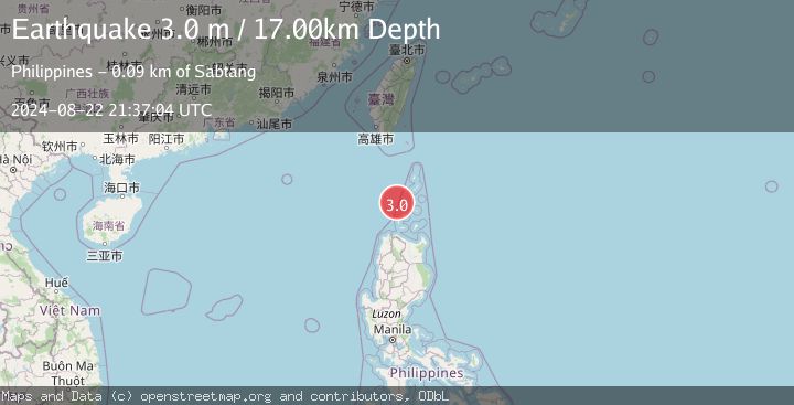 Map of BABUYAN ISL REGION, PHILIPPINES
