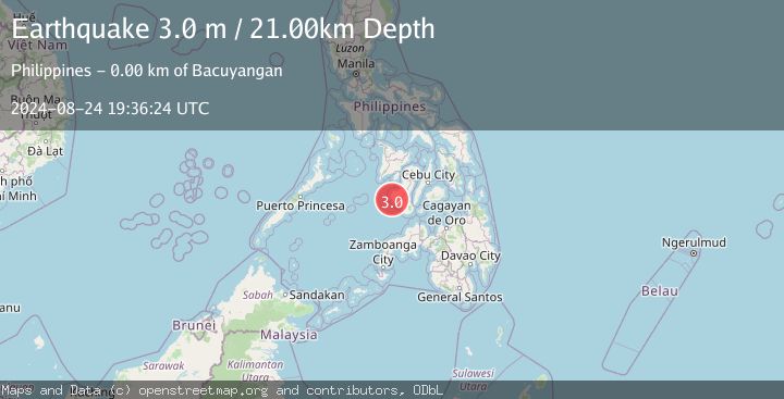 Map of NEGROS, PHILIPPINES