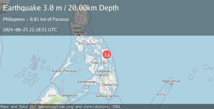 Map of SAMAR, PHILIPPINES