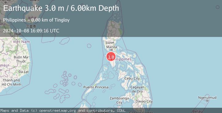 Map of MINDORO, PHILIPPINES