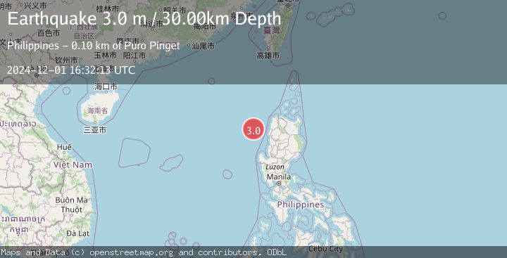 Map of PHILIPPINE ISLANDS REGION
