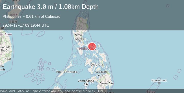 Map of LUZON, PHILIPPINES