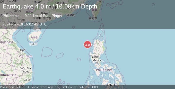 Map of PHILIPPINE ISLANDS REGION
