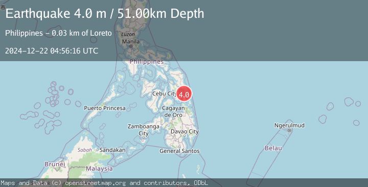 Map of LEYTE, PHILIPPINES