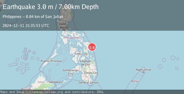 Map of SAMAR, PHILIPPINES