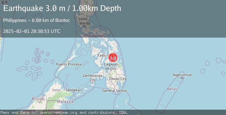 Map of LEYTE, PHILIPPINES