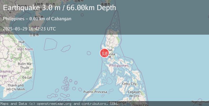 Map of LUZON, PHILIPPINES