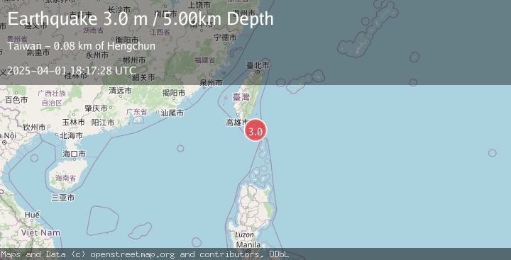 Map of TAIWAN REGION