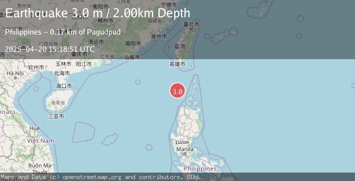 Map of PHILIPPINE ISLANDS REGION