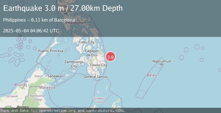 Map of PHILIPPINE ISLANDS REGION