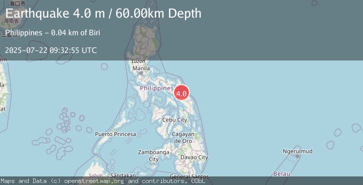 Map of SAMAR, PHILIPPINES