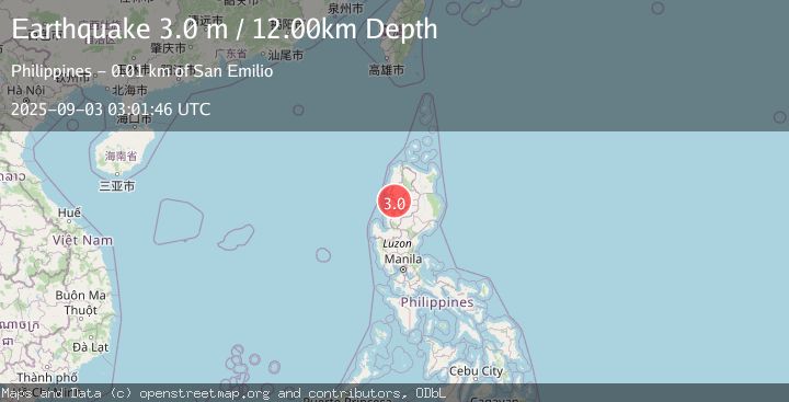 Map of LUZON, PHILIPPINES
