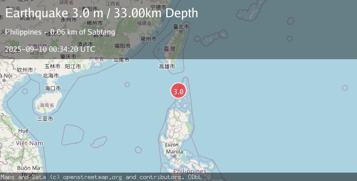 Map of BATAN ISL REGION, PHILIPPINES