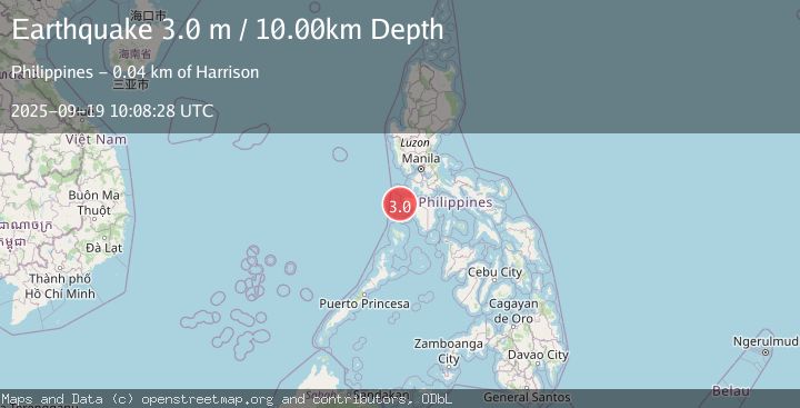 Map of MINDORO, PHILIPPINES