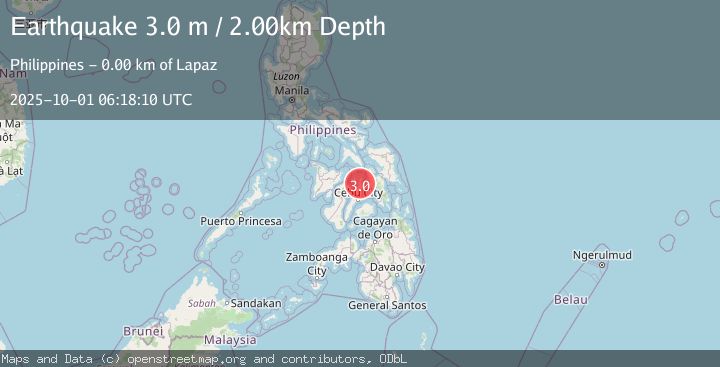 Map of VISAYAN SEA, PHILIPPINES