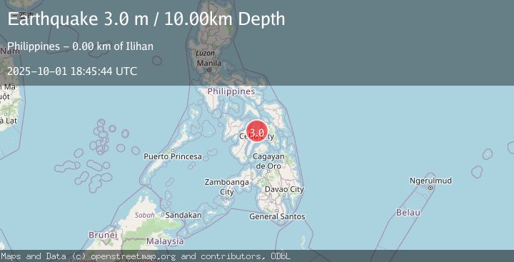 Map of NEGROS- CEBU REG, PHILIPPINES