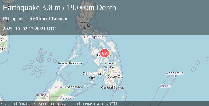 Map of LEYTE, PHILIPPINES