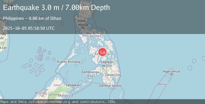 Map of NEGROS- CEBU REG, PHILIPPINES