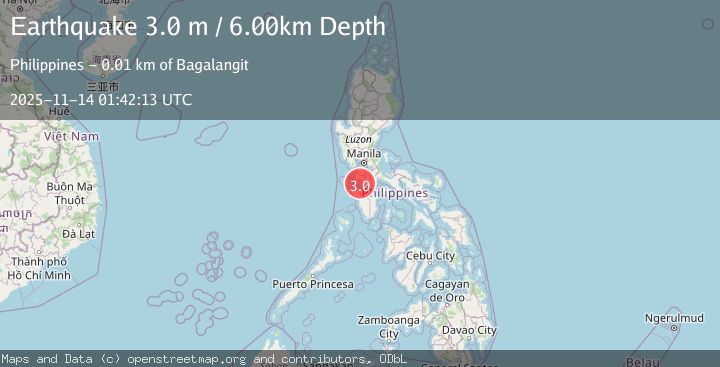 Map of MINDORO, PHILIPPINES