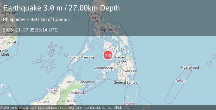 Map of NEGROS, PHILIPPINES