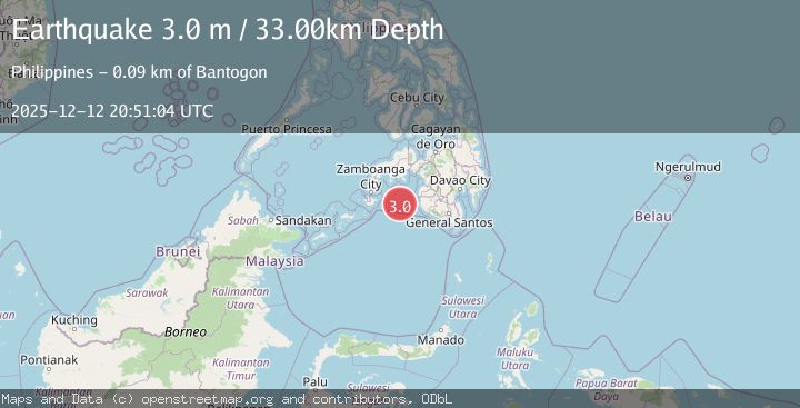 Map of MORO GULF, MINDANAO, PHILIPPINES