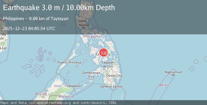 Map of NEGROS- CEBU REG, PHILIPPINES