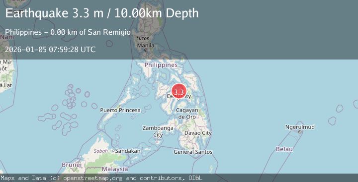 Map of VISAYAN SEA, PHILIPPINES