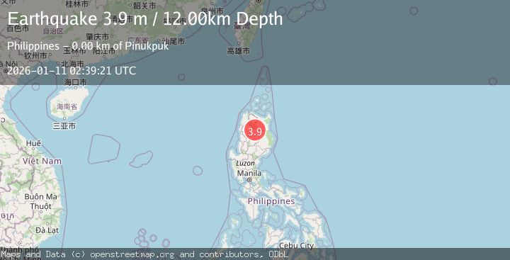 Map of LUZON, PHILIPPINES