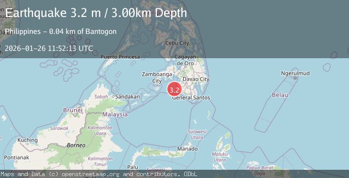Map of MORO GULF, MINDANAO, PHILIPPINES