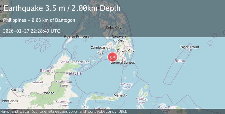 Map of MORO GULF, MINDANAO, PHILIPPINES