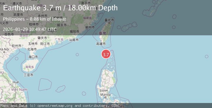 Map of BATAN ISL REGION, PHILIPPINES