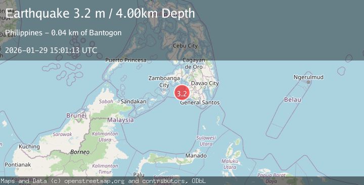 Map of MORO GULF, MINDANAO, PHILIPPINES