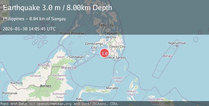 Map of MORO GULF, MINDANAO, PHILIPPINES