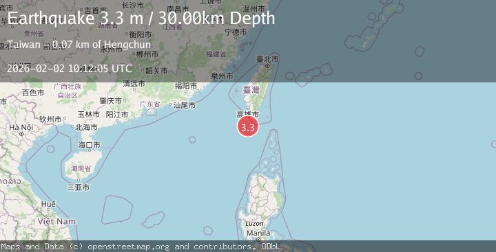 Map of TAIWAN REGION