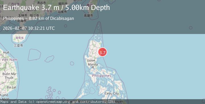 Map of LUZON, PHILIPPINES