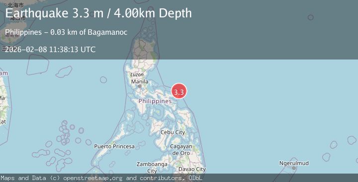 Map of CATANDUANES, PHILIPPINES