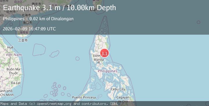 Map of LUZON, PHILIPPINES