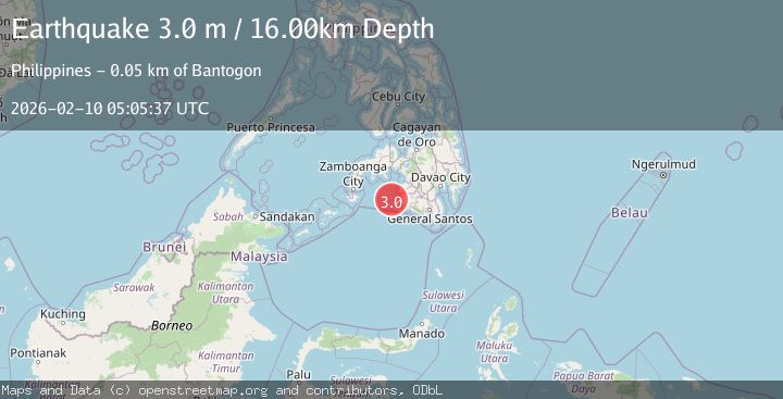 Map of MORO GULF, MINDANAO, PHILIPPINES