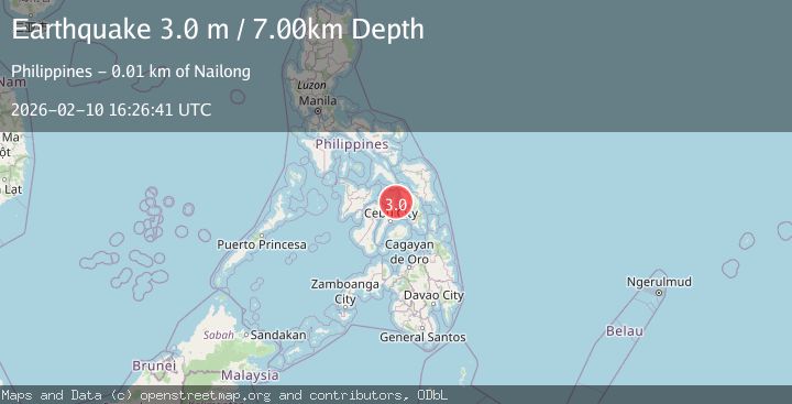 Map of LEYTE, PHILIPPINES