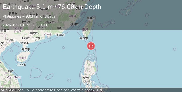 Map of BATAN ISL REGION, PHILIPPINES