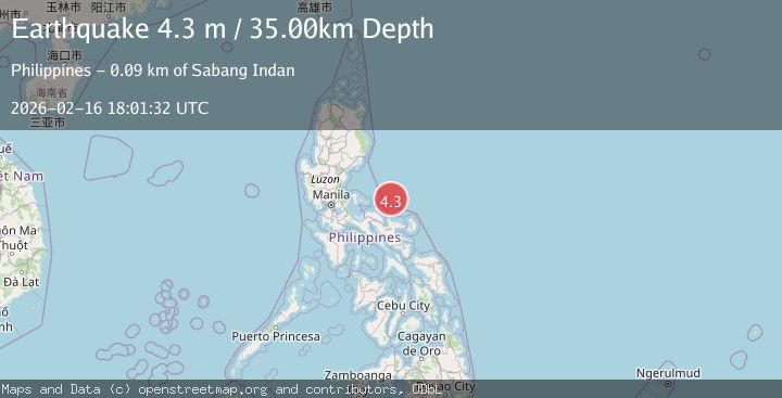 Map of LUZON, PHILIPPINES