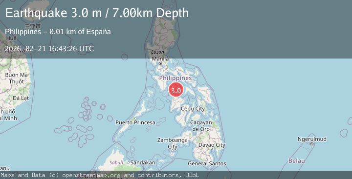 Map of SIBUYAN SEA, PHILIPPINES