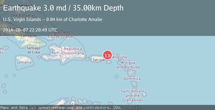 Map of VIRGIN ISLANDS REGION