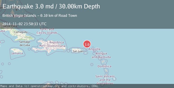Map of VIRGIN ISLANDS REGION